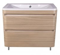 Тумба под раковину Style Line Атлантика Люкс Plus 90 СС-00002218 Ясень перламутр