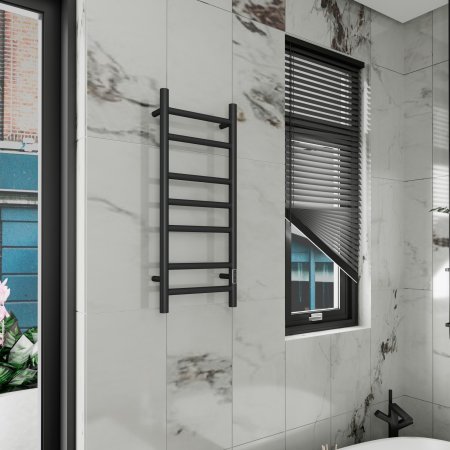 Полотенцесушитель электрический (лесенка) Bauedge Stil DB-0042, 30x80 см 