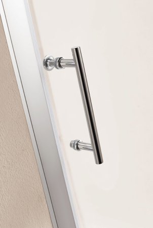 Душевая дверь в нишу Cezares ECO-O-BA-1-90-C-Cr стекло прозрачное 