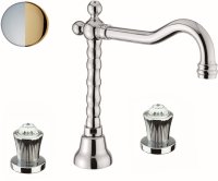 Смеситель для раковины Fiore VENERE SKY (SWAROVSKI®) 13CO0637, хром/золото