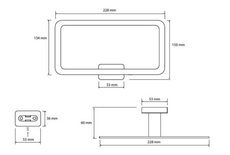 Полотенцедержатель Bemeta Niki 153104062 хром 