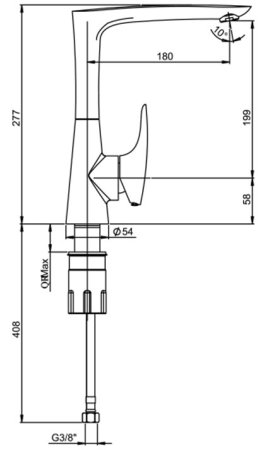 Смеситель для кухни Paini Verona VRCR572KM Хром 
