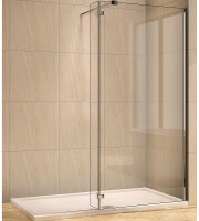 Душевая перегородка WeltWasser WW400 60G+30G 10000008001 профиль Хром стекло прозрачное