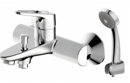 Смеситель для ванны Bravat Drop-D F648162C-B-RUS, хром 
