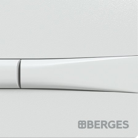 Кнопка смыва Berges Wasserhaus Novum F1 белый, глянец 