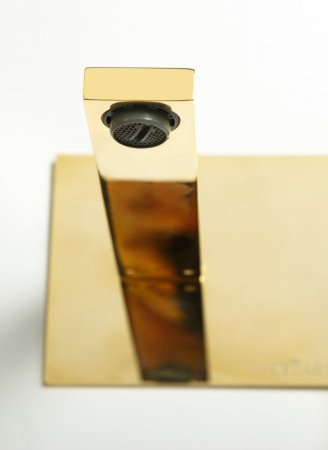 Смеситель Cezares Unika BLI1-03/24 С ВНУТРЕННЕЙ ЧАСТЬЮ, золото, для раковины 