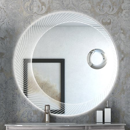 Зеркало Cezares 45011 c LED-подсветкой 100х100 