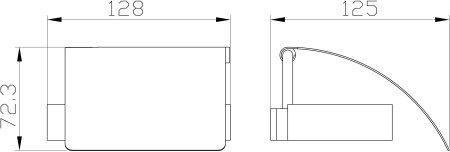 Держатель для туалетной бумаги с крышкой WONZON & WOGHAND, Брашированное золото (WW-8326-BG) 