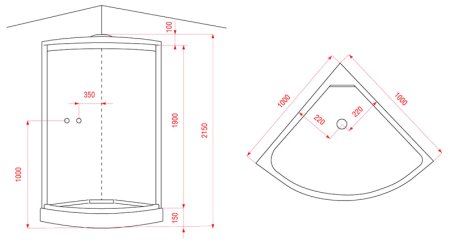 Душевая кабина Arcus AS-122 