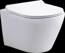 Подвесной унитаз с сидением Aquanet Tornado 332173 безободковый