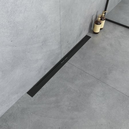 Душевой лоток Boheme Premium Trendy 80 983-80-B с Черной решеткой 