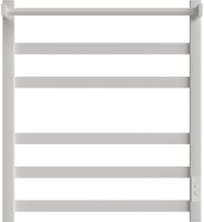 Полотенцесушитель электрический Point Меркурий PN83856PW П5 500x600 с полкой, диммер справа, белый
