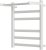 Полотенцесушитель электрический Point Меркурий PN83856PW П5 500x600 с полкой, диммер справа, белый 