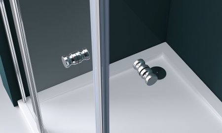 Душевой уголок BelBagno Etna 80х80 ETNA-A-22-80-C-Cr профиль Хром стекло прозрачное 