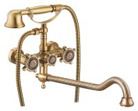 Смеситель Zorg Antic A 3001WDN-BR для ванны с душем