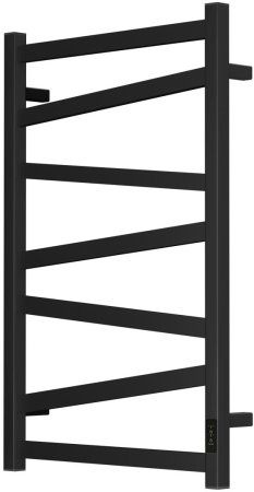 Полотенцесушитель электрический Point Феникс PN15858B П7 500x800, диммер справа, черный 