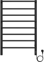 Полотенцесушитель электрический Terminus Евромикс П8 50х80 КС, черный муар