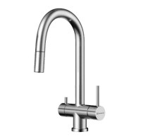 Смеситель для кухни Omoikiri Akita-S-BN с краном под питьевую воду