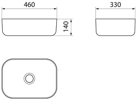Раковина-чаша Point Веста 46 PN43701WB Белая 