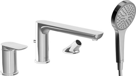 Смеситель Villeroy & Boch O.novo TVT10400200061 на борт ванны 