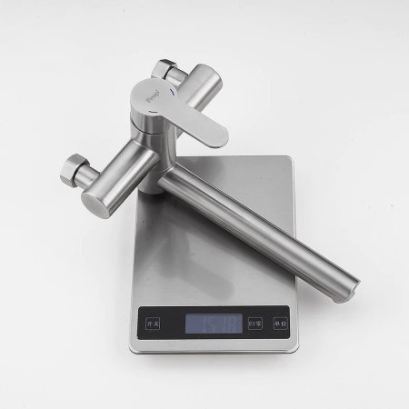 Смеситель для ванны Frap H801 F32801 универсальный Сатин 