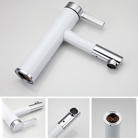 Смеситель для раковины Frap H52 F1052-14 Белый Хром 