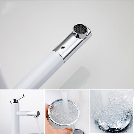 Смеситель для раковины Frap H52 F1052-14 Белый Хром 