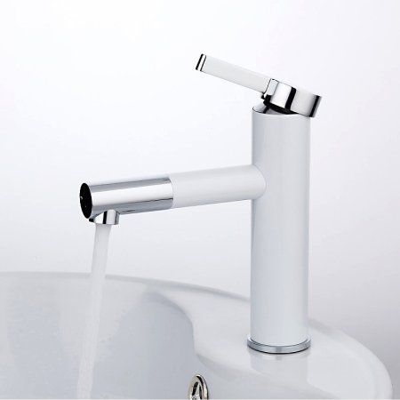 Смеситель для раковины Frap H52 F1052-14 Белый Хром 