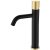 Смеситель для раковины Boheme Stick 122-BG.2 Черный Золото 