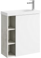 Корпус тумбы под раковину Aqwella Alba 60 R ALB0106RLS подвесной Камень натуральный