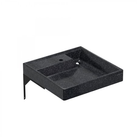 Раковина над стиральной машиной СаНта Юпитер 60х60 черная 