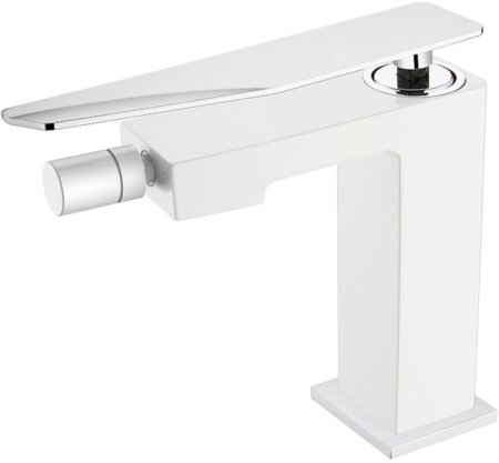 Смеситель для биде Boheme Q 146-WCR.2 Белый Хром 