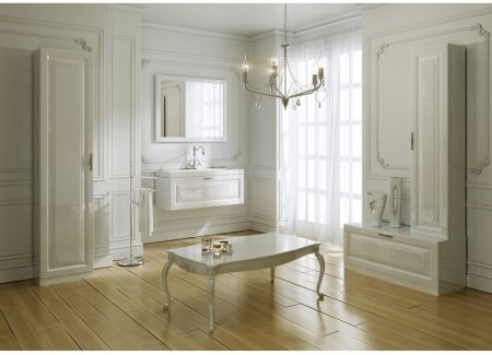 Тумба Aqwella 5 Stars Империя 100 Emp.03.10/W Белый 