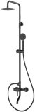 Душевая система с изливом RUSH Melos (SUS1101-40Black) 