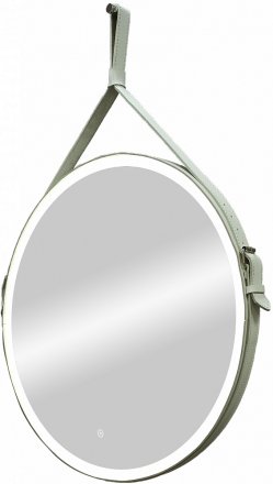 Зеркало Art&Max Milan AM-Mil-800-DS-F белый ремень 