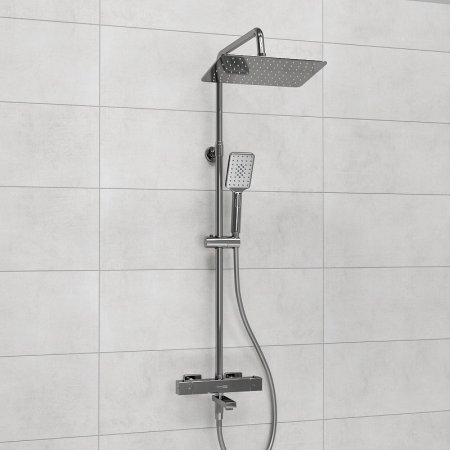 Душевая система WasserKRAFT A199.069.126.087.CH Thermo с термостатом Хром 