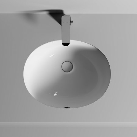 Мебельная раковина Ceramica Nova Element CN6042 встраиваемая белая 