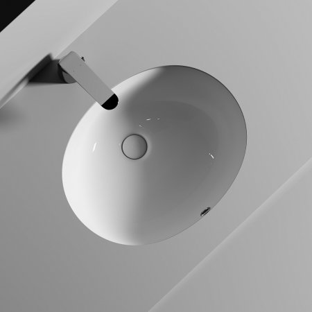 Мебельная раковина Ceramica Nova Element CN6042 встраиваемая белая 