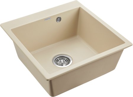 Мойка кухонная Paulmark Praktisch PM105152-CH 51х52см, шампань 