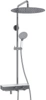 Душевая система WasserKRAFT A113.117.058.CH Thermo с термостатом Хром Белая