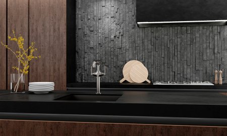 Смеситель Paulmark Loft Lo226006-NI для кухонной мойки, никель 