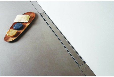 Душевой лоток Berges B1 Keramik 700 091018 с решеткой Хром глянец 