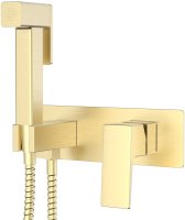 Гигиенический душ со смесителем Splenka S01.52.03, сатин золотой