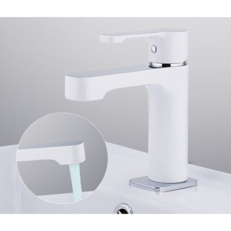 Смеситель для раковины Gappo G02-8 G1002-8 Белый Хром 