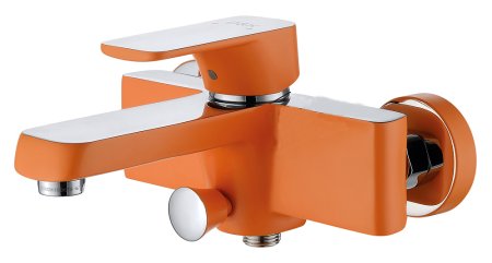 Смеситель D&K Berlin Kunste DA1433213 для ванны с душем, оранжевый 