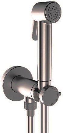 Гигиенический душ со смесителем Bossini Paloma Brass E37007.070 Никель матовый 