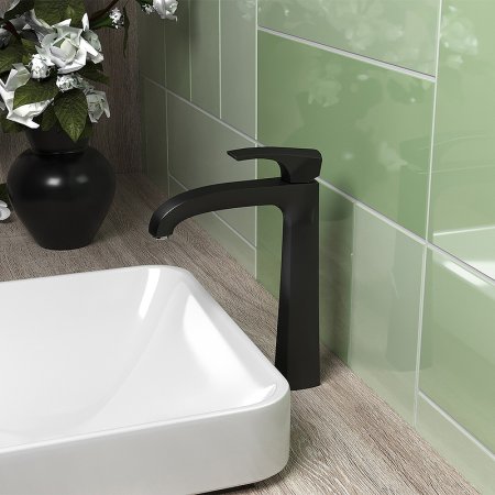 Смеситель для раковины Paini Lady 89YO211LLLSSR Черный матовый Хром 