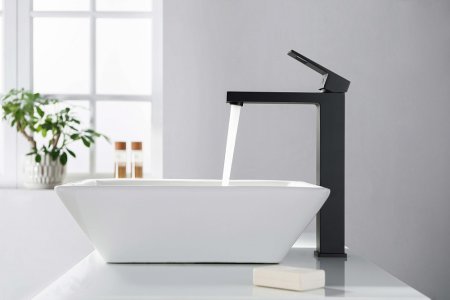 Смеситель Timo Briana 7111/03F для раковины, черный 