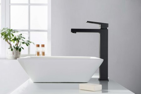 Смеситель Timo Briana 7111/03F для раковины, черный 