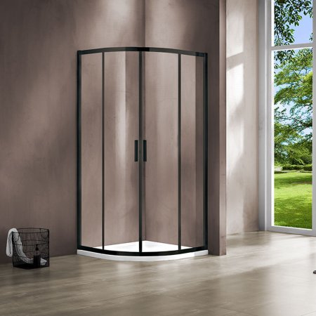 Душевой уголок Vincea Garda VSQ-1G900CLB 90х90 см. чёрный 